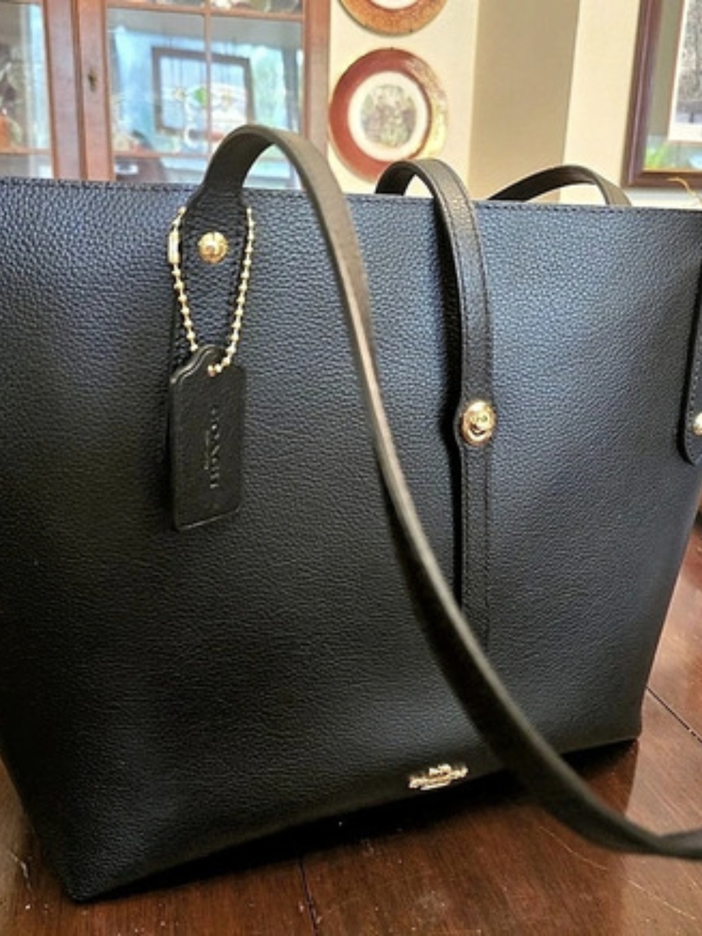 Coach Market Tote Black